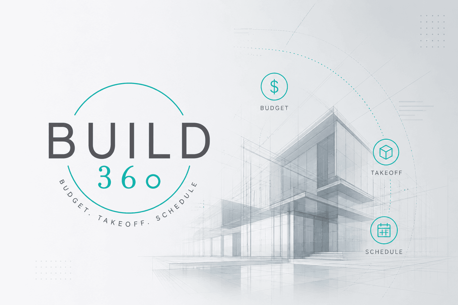 Build 360 budget output from a plan set